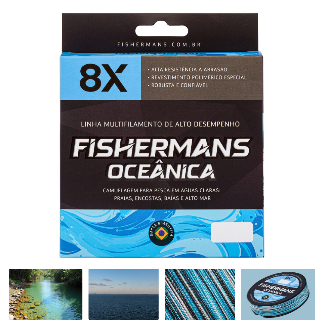 Linha de Pesca Multifilamento Oceânica