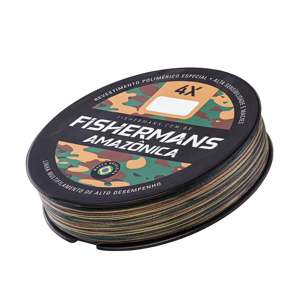 Multifilamento Amazônica 4X 0.32mm (40lb) - Águas Escuras Produto Multifilamento Amazônica 4X 0.32mm (40lb) - Águas Escuras