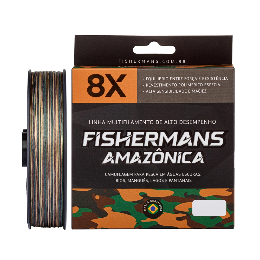 Produto Multifilamento Amazônica 8X 0.32mm (50lb) - Águas Escuras