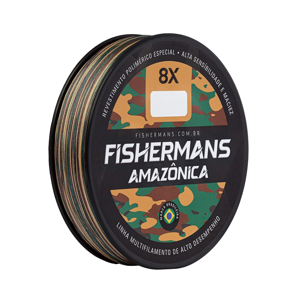 Produto Multifilamento Amazônica 8X 0.37mm (60lb) - Águas Escuras