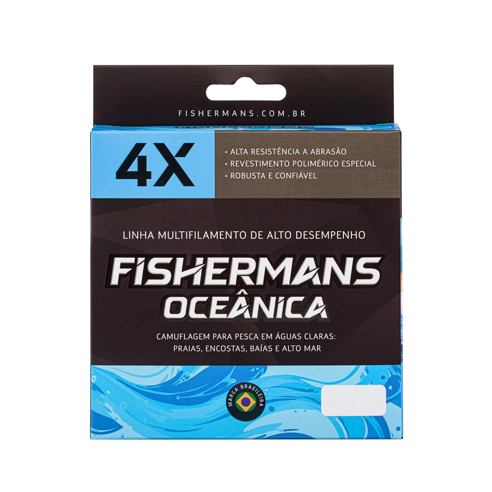 Multifilamento Oceânica 4X 0.16mm (15lb) - Águas Claras Produto Multifilamento Oceânica 4X 0.16mm (15lb) - Águas Claras